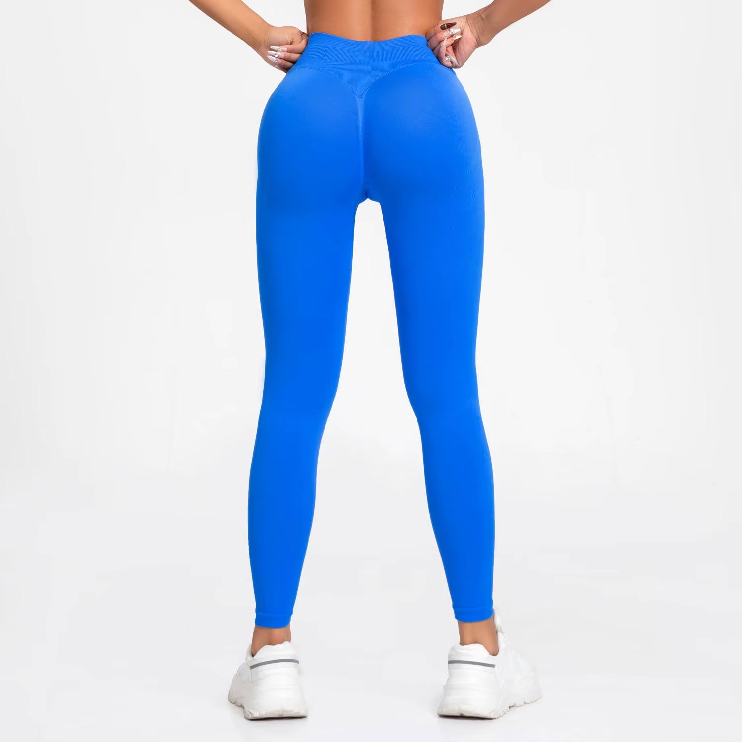 Seamless Leggings Sports Women Gym Wear Clothes Outfit Yoga Pants Squat Proof Fitness Running Scrunch Bum Tights