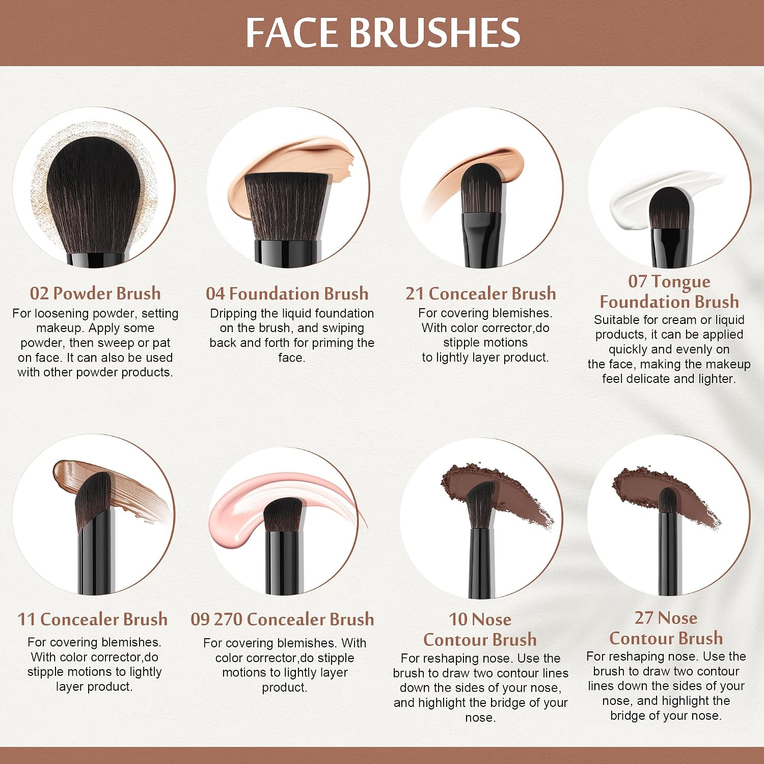 Makeup Brushes Set Professional 30Pcs Obsidian Makeup Brushes Premium Synthetic Powder Kabuki Foundation Contour Blush Concealer Eye Shadow Blending Eyeliner Crease Eyebrow Make up Brush Kit