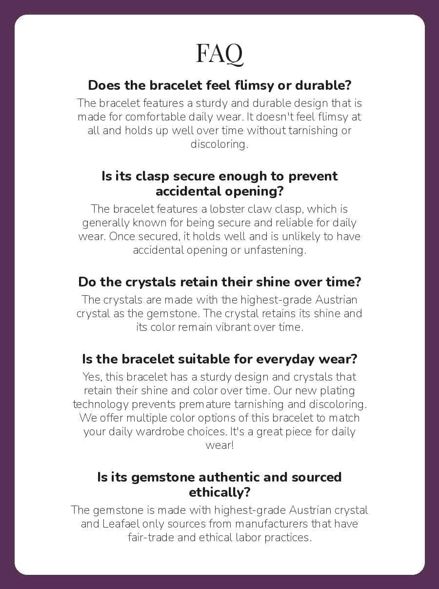 Infinity Love Heart Gift Bracelet for Women, Birthstone or Healing Stone Crystal, Silver Tone Birthday Jewelry for Her, Mom, and Wife, 7-Inch Chain and 2-Inch Extender