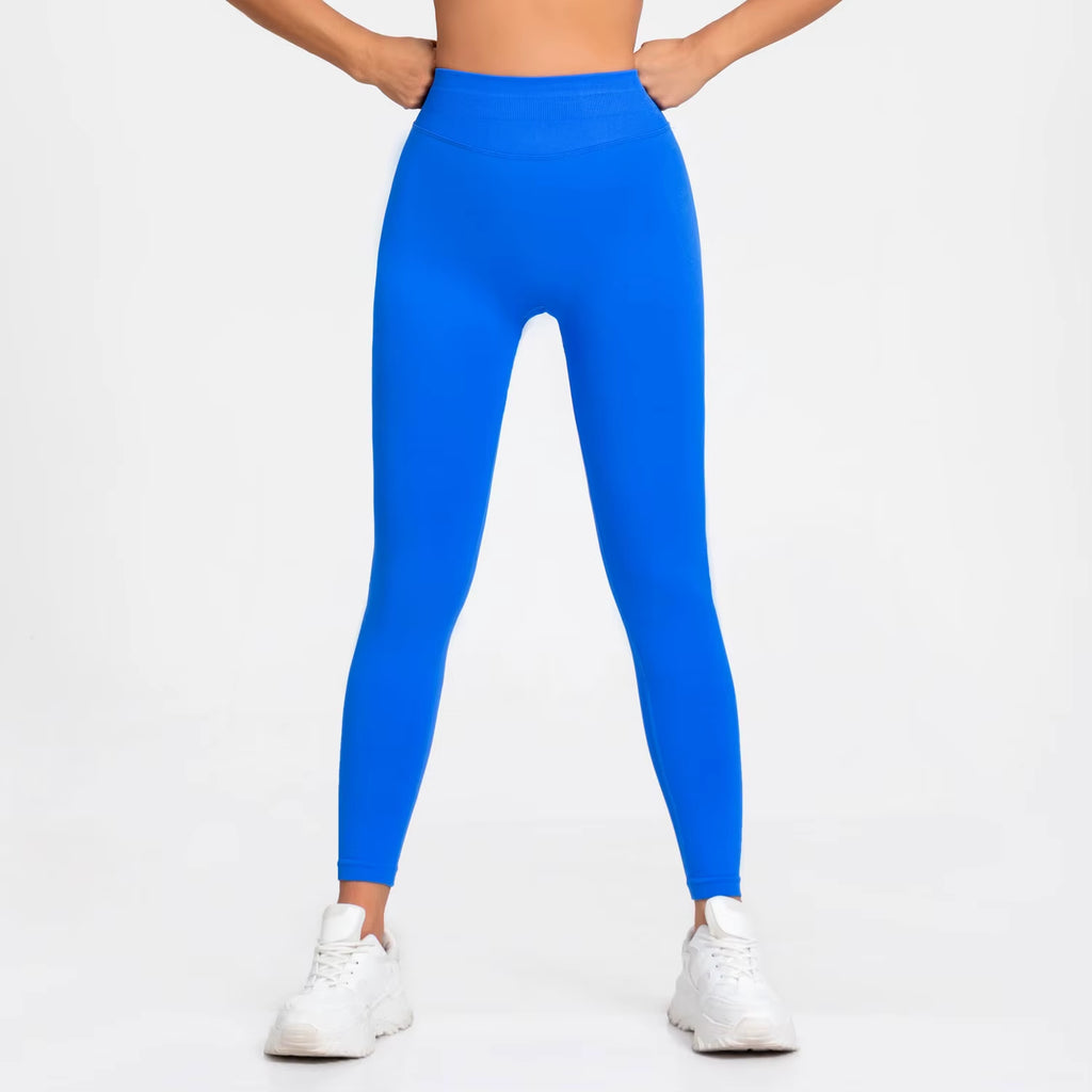 Seamless Leggings Sports Women Gym Wear Clothes Outfit Yoga Pants Squat Proof Fitness Running Scrunch Bum Tights