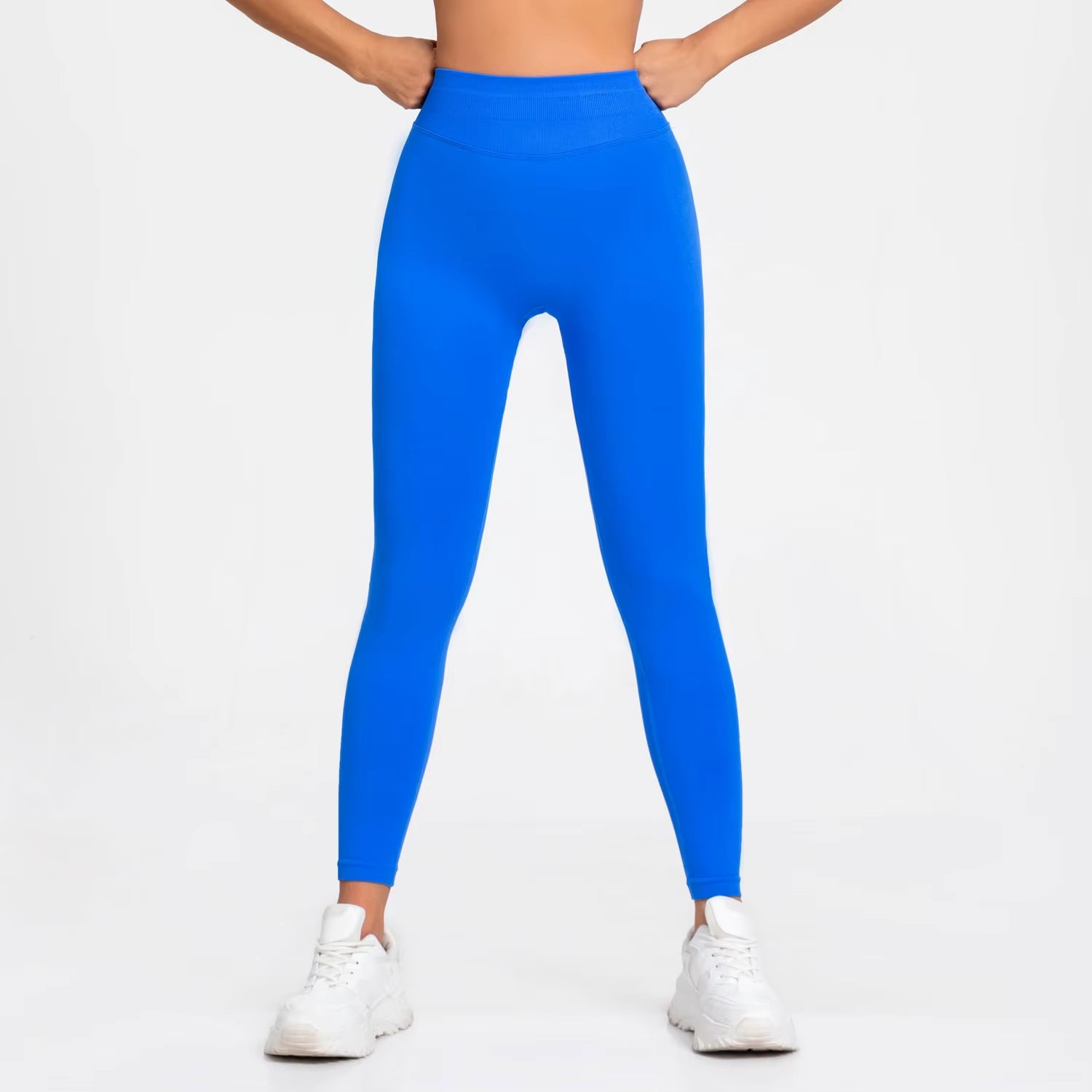 Seamless Leggings Sports Women Gym Wear Clothes Outfit Yoga Pants Squat Proof Fitness Running Scrunch Bum Tights