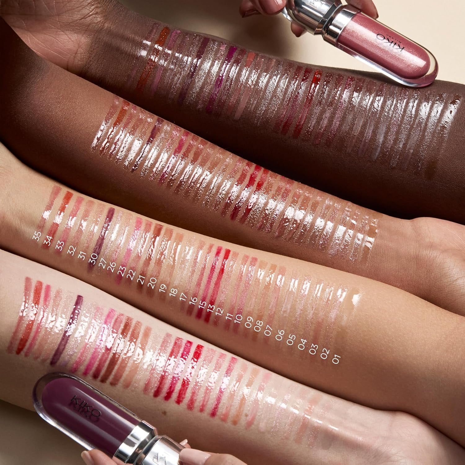 KIKO Milano 3D Hydra Lip Gloss – High Shine, Hydrating, Plumping, Non-Sticky, Moisturizing Lip Makeup